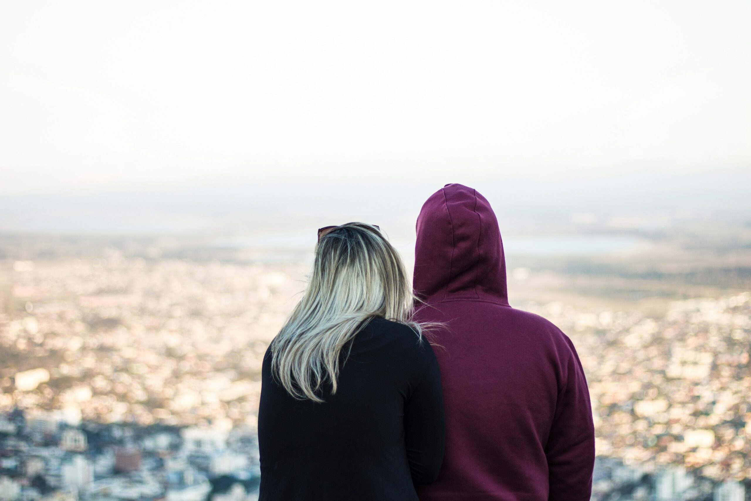 person's purple hoodie